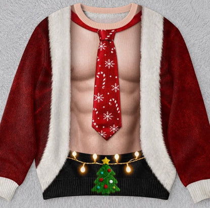 Round-neck pullover men's hooded sweatshirt